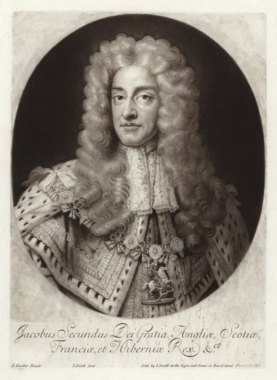 Retrato do rei James II da Inglaterra e Irlanda de Godfrey Kneller